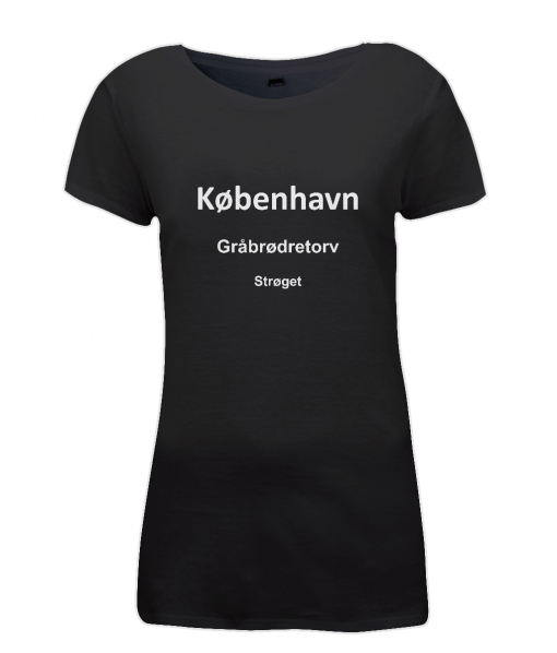 Black København Ladies T-shirt