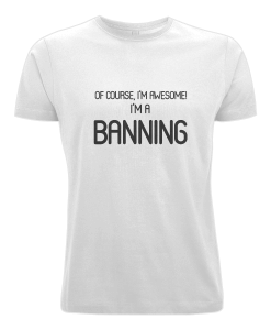 Banning Surname T-Shirt (white)