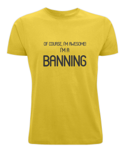 Banning Surname T-Shirt (yellow)