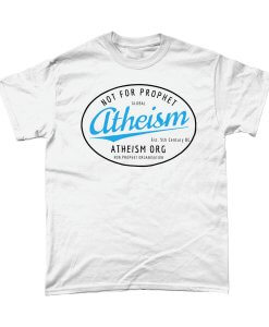 Atheism non prophet white tshirt