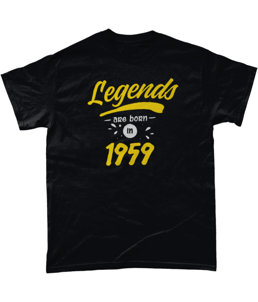 Legends are born in 1959 t-shirt