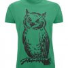Winking Owl Tshirt Green UK