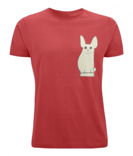 Red t-shirt with cute animal design
