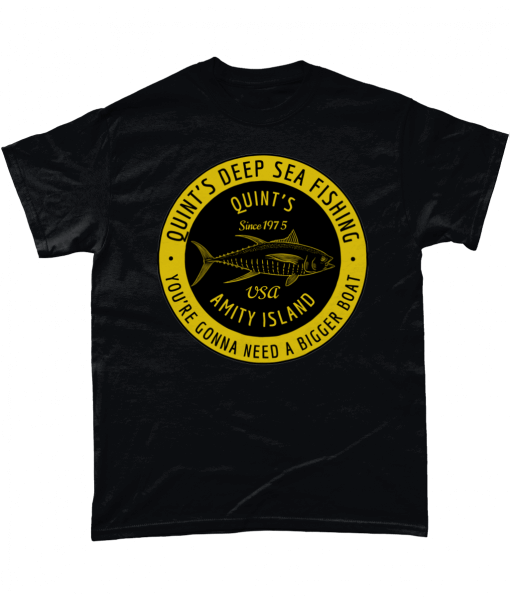 Quint's Deep Sea Fishing Jaws Inspired T-shirt