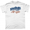 White t-shirt with Adventure Flows through my Veins design
