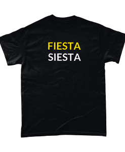 Black Fiesta Siesta T-shirt