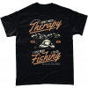 Black t-shirt with I don't need therapy I just need to go fishing design