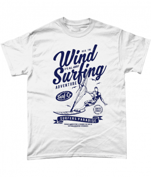 White Wind Surfing T-Shirt