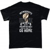 Introverts Unite! We're Here, We're Uncomfortable and we want to go home t-shirt printed in UK