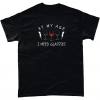 Black t-shirt - At My Age I NEED (Wine) Glasses
