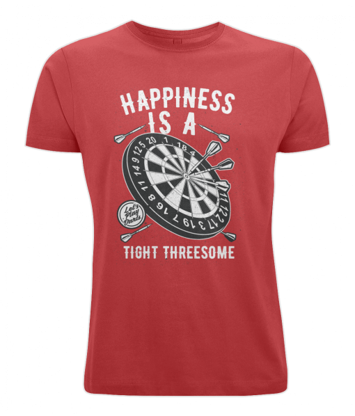 Happiness is a tight threesome red t-shirt