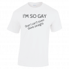 I'M SO GAY.. that I can't even think straight t-shirt
