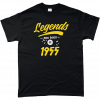 Legends are born in 1955 Black and yellow T-Shirt