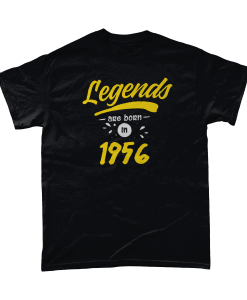 Black Legends are born in 1956 t-shirt