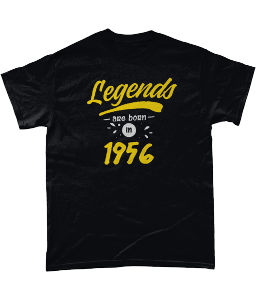 Black Legends are born in 1956 t-shirt