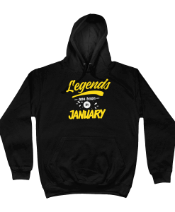 Legends are born in JANUARY Hoodie