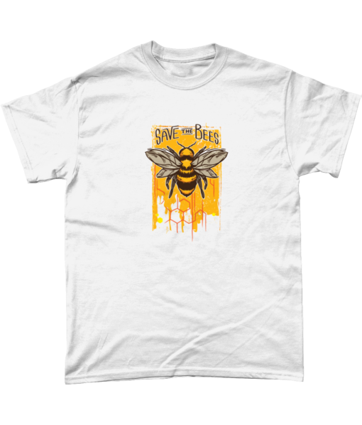 Save the bees white t-shirt