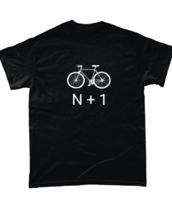 n+1 correct number of bikes tshirt