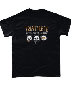 Triathlete - gaming panda t-shirt