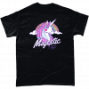 Majestic AF Unicorn black t-shirt