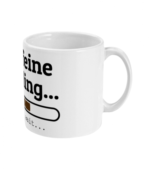 Mug with caffeine Loading design